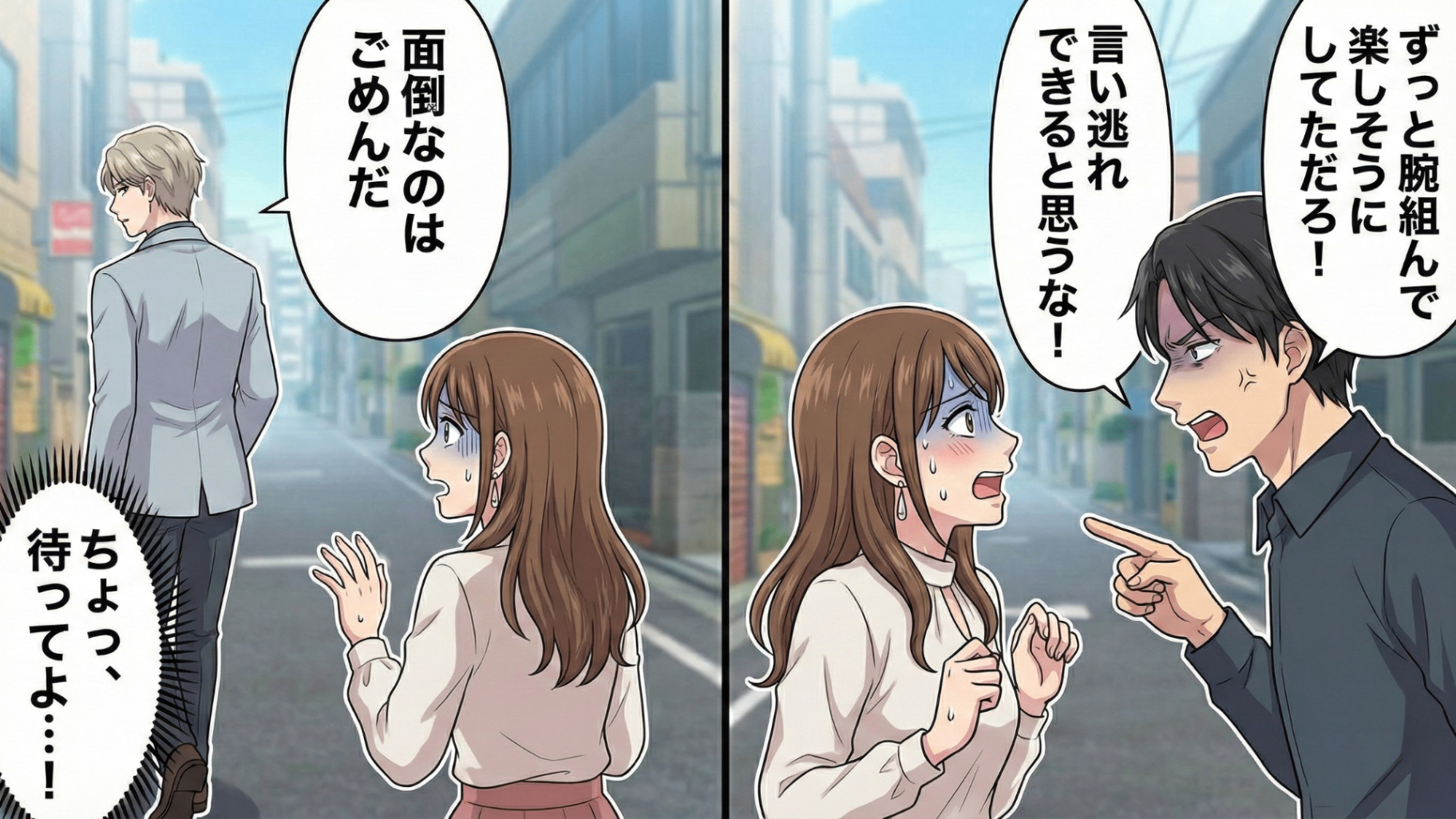 【後編】彼氏がいるのにマチアプで浮気！？イケメンの家に向かう途中で起きた【衝撃のハプニング】とは…？