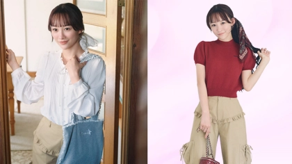 秋コーデのマンネリを解消♡ 甘めデザインが可愛い「フリルカーゴパンツ」着回しテク