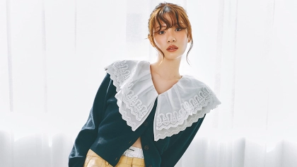 “えりもとレース”が今季のヒットアイテム！ちょっぴりレトロな「ガーリーニット」3選