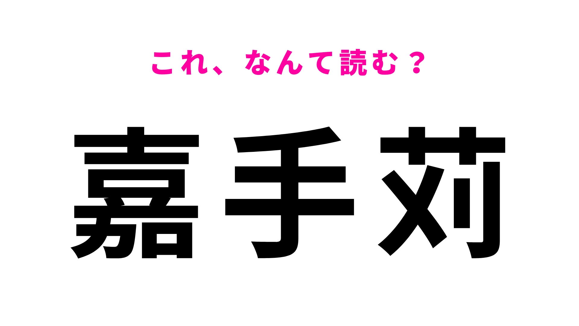 【漢字クイズ】「嘉手苅」はなんて読む?沖縄の地名を覚えよう!
