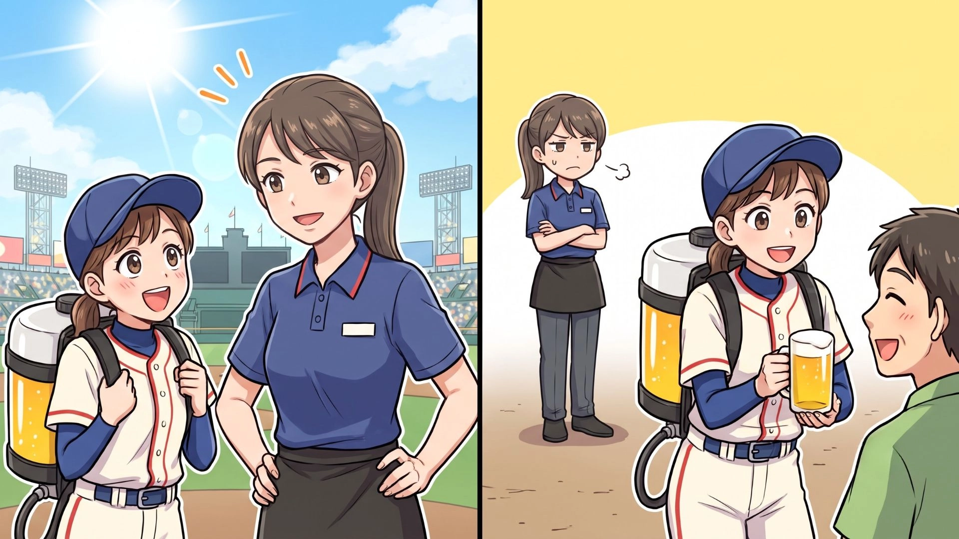 【まさかの事態】憧れの「売り子バイト」で大活躍。すると、やさしかった先輩の態度が激変して...！？・前編