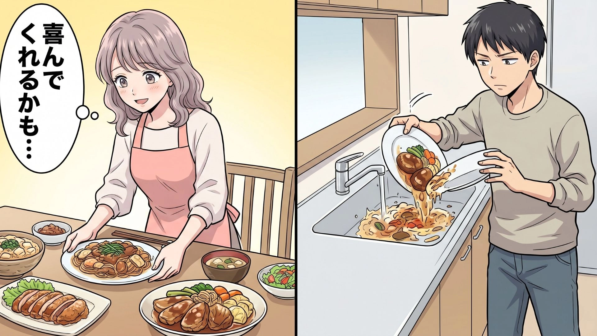 【モラハラ】私の手料理を捨て始めた！？「もう限界。別れよう」と告げると...彼がまさかの発言を！・前編