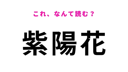 【紫陽花】はなんて読む？梅雨の時期に咲くあの花！漢字でこう書くんだ！