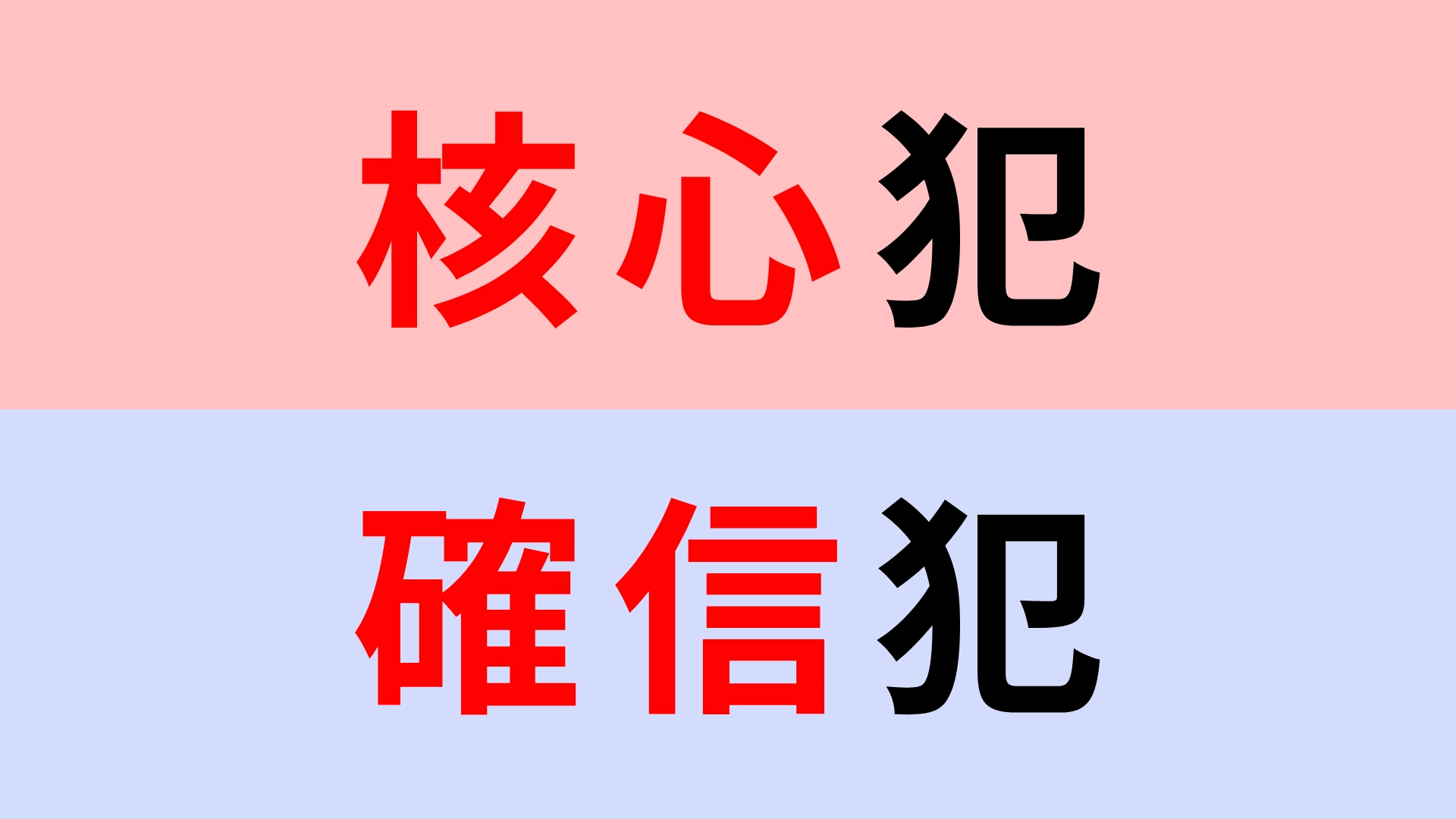 【漢字クイズ】「核心犯」or「確信犯」正解はどっち？漢字の意味を考えてみて！