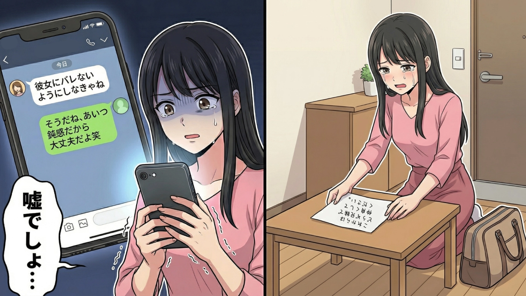 【後編】「ただの兄妹みたいな関係だよ」と言い張る彼氏と女友だち。不審な行動がエスカレートし、ついに追い詰められた私は禁断の行動へ…スマホのなかにあった【衝撃のやり取り】とは！？