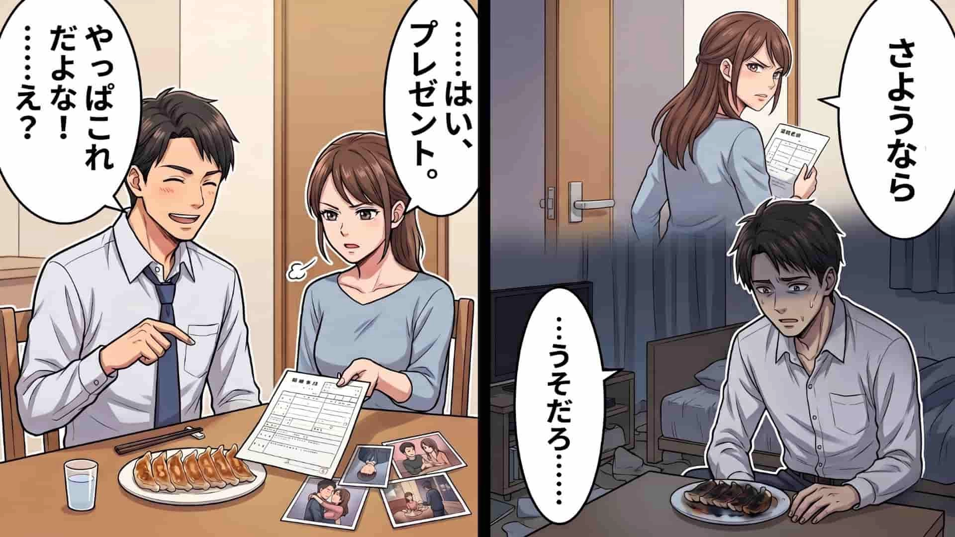 【後編】【衝撃ラスト】私の手料理に文句ばかり言っていた夫が、ある日突然大絶賛。違和感を感じた主人公は【まさかの行動】を...！？
