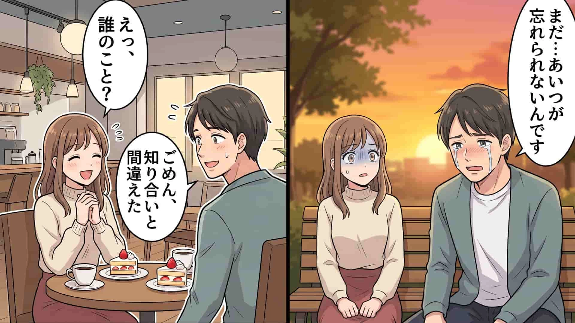 「本当にごめんなさい」合コンで意気投合した彼。初デートで号泣し始めて…【まさかの衝撃告白】を!