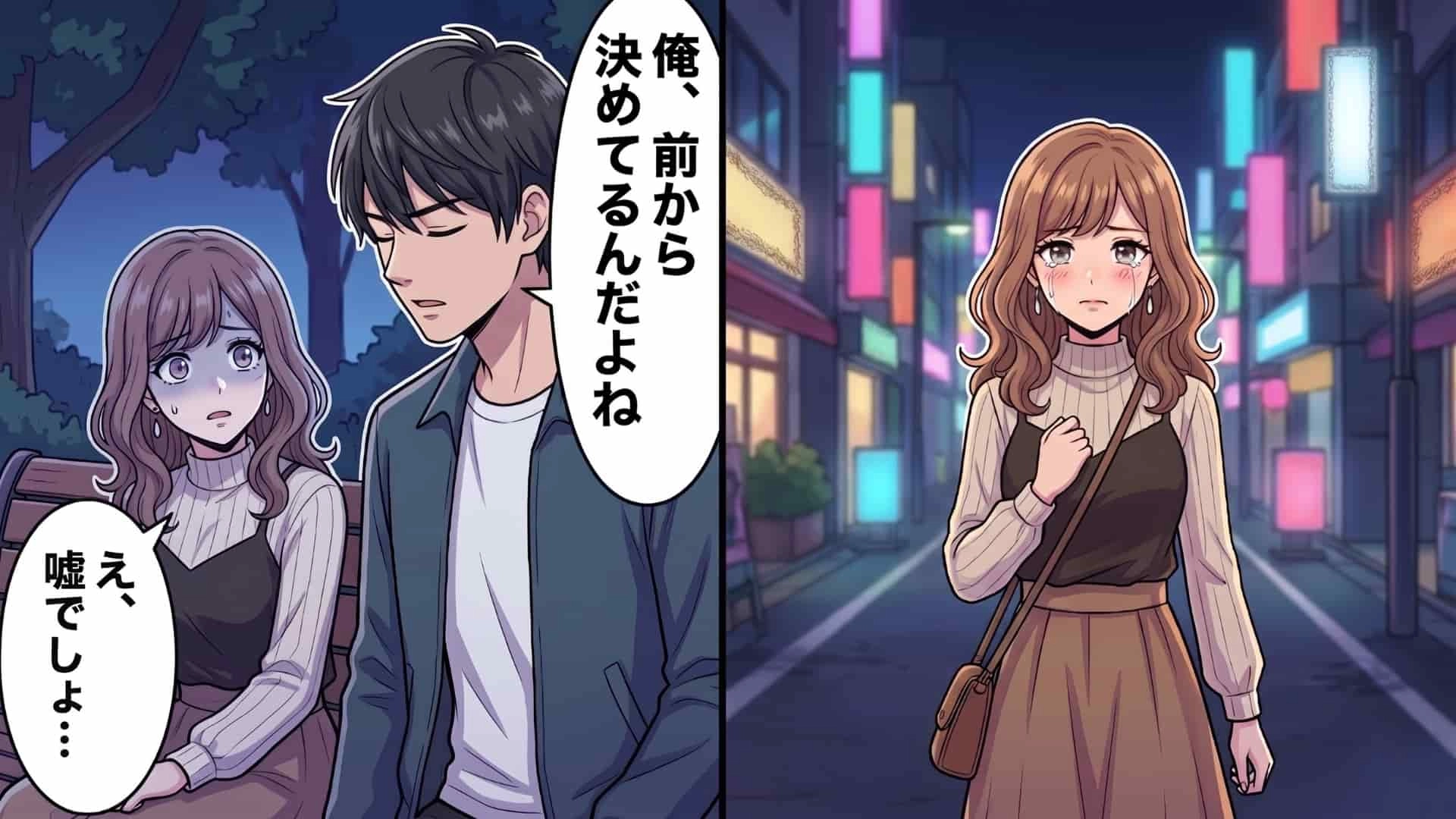 【後編】「俺と付きあいたいとか思ってる？」気になる彼が初デート中、手を繋いできて...浮かれる主人公に【まさかの悲劇】が！？