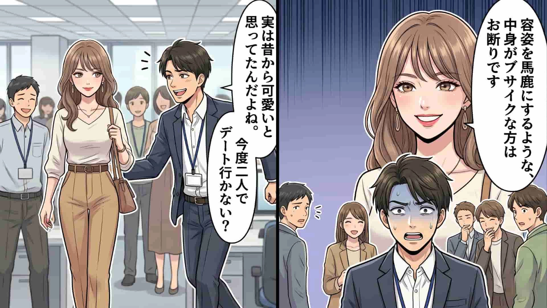 【後編】【最後にスカッと！】私を「恋愛対象外」と大勢の前で笑いものに...最低なイケメン同期に、主人公が【まさかの反撃】！？