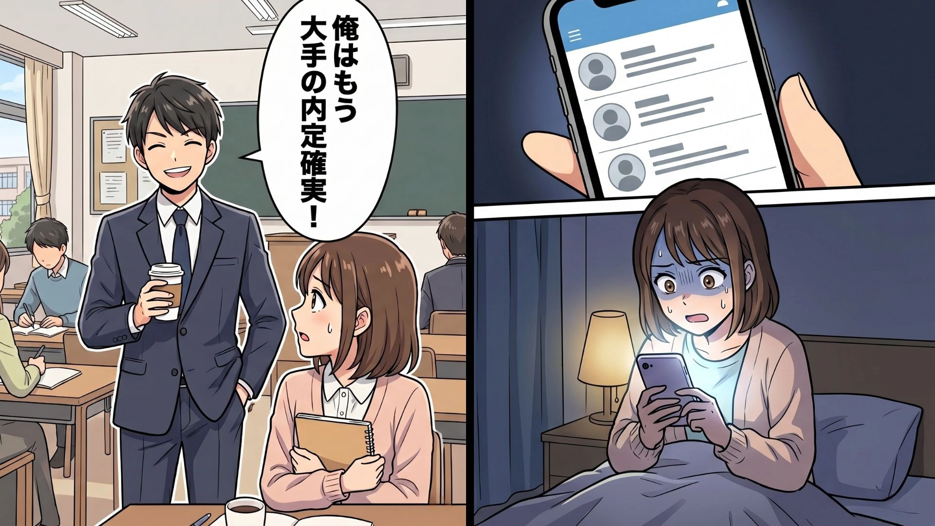 【就活】大手企業の選考に進み有頂天だった友人。その後、彼のもとに“不採用通知”が届いた【まさか理由】とは...!?・前編