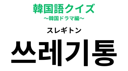 「쓰레기통（スレギトン）」の意味は？ひと部屋にひとつあると安心！