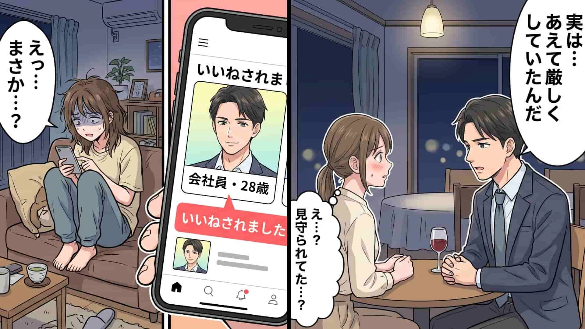【マッチングアプリ】いつも怒ってばかりの鬼上司から『いいね』！？翌日出勤すると、【ありえない展開】に...！