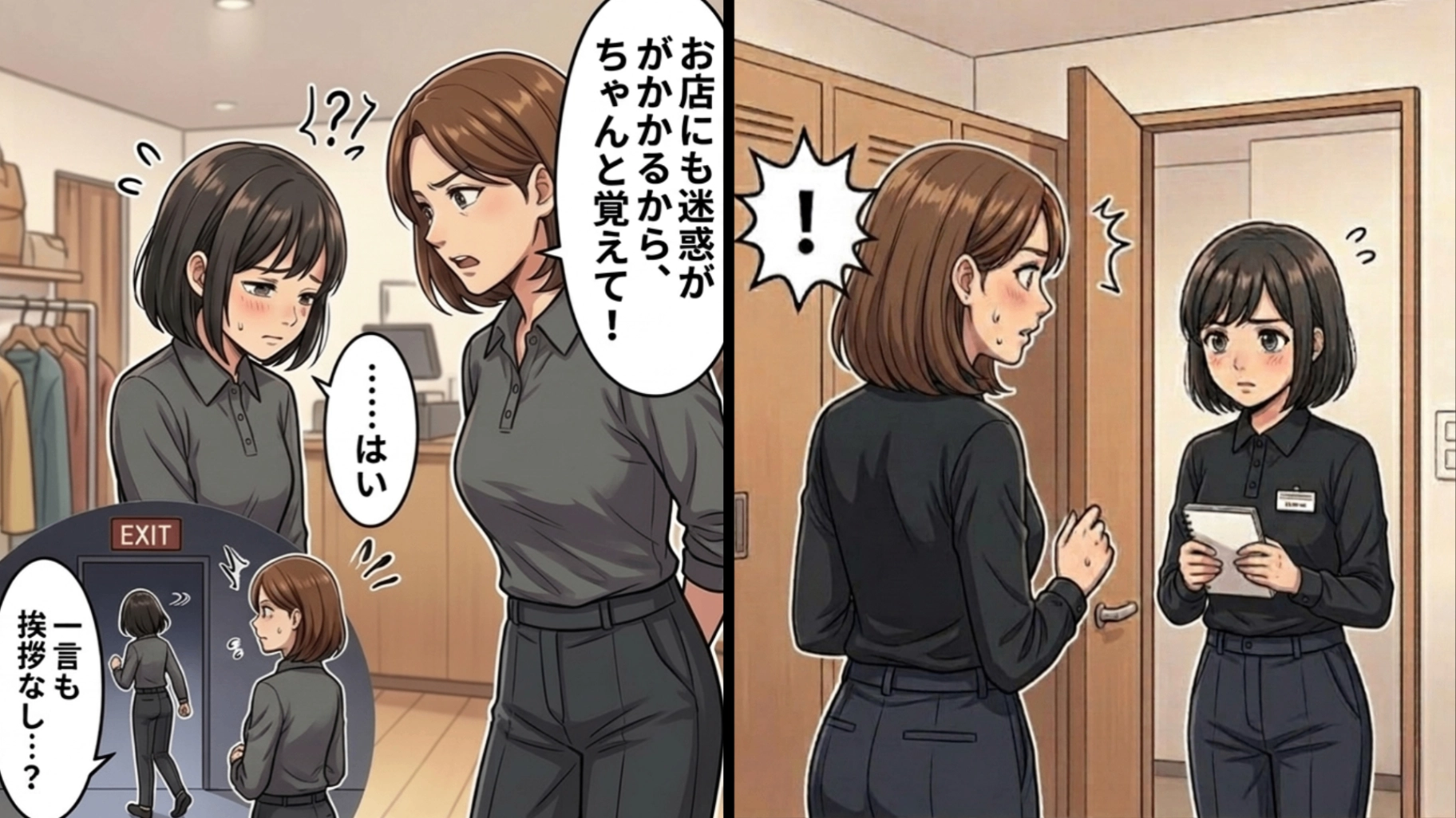 【バイト】厳しく注意したら、挨拶なしで退勤！？翌日、非常識な新人が【まさかの行動】を...！