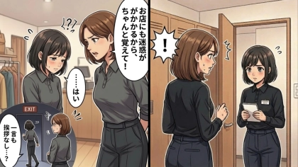 【バイト】厳しく注意したら、挨拶なしで退勤！？翌日、非常識な新人が【まさかの行動】を...！