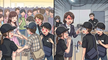 アイドル握手会の【剥がしバイト】で大混乱！？ファン丸出しの同僚が暴走して、まさかの事態に...！