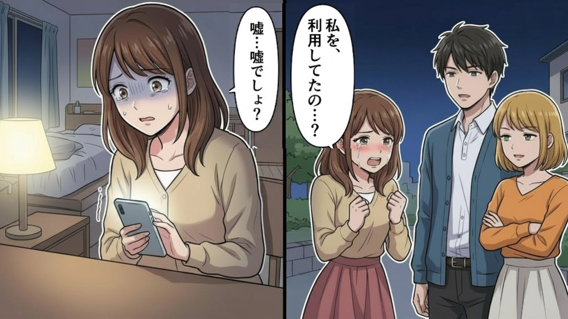 【後編】【衝撃ラスト】親友の後押しで“憧れの先輩”と交際スタート♡ しかし、幸せの裏では【信じられない裏切り】が...！？