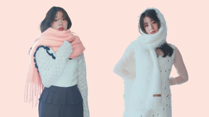 ほどよい女みを効かせて♡ 異性との飲み会で重宝する【シアー服×マフラー】コーデ特集