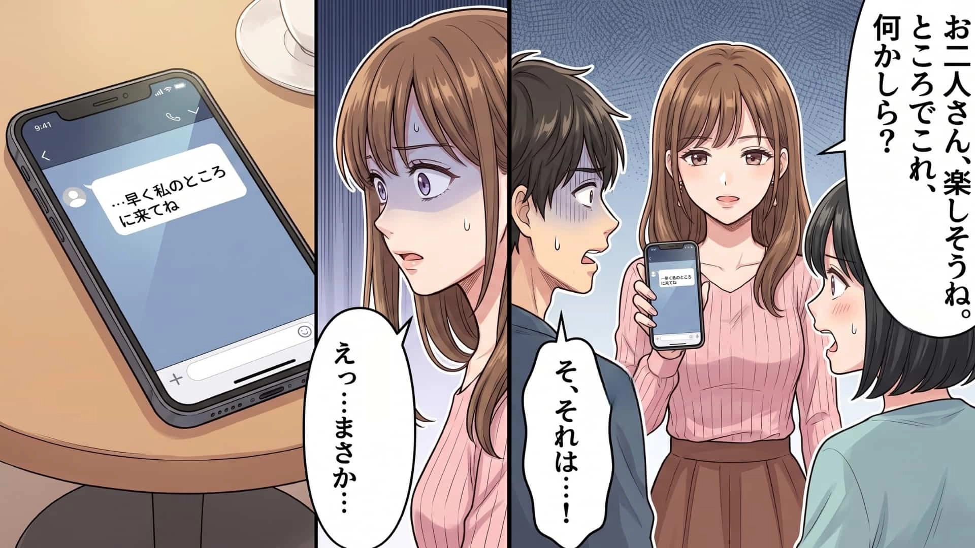 【後編】【衝撃の体験談】「早く私のところに来てね」やさしい彼氏と〈大好きな職場の先輩〉。順風満帆に見えた毎日に、思いもよらぬ事態が...!?