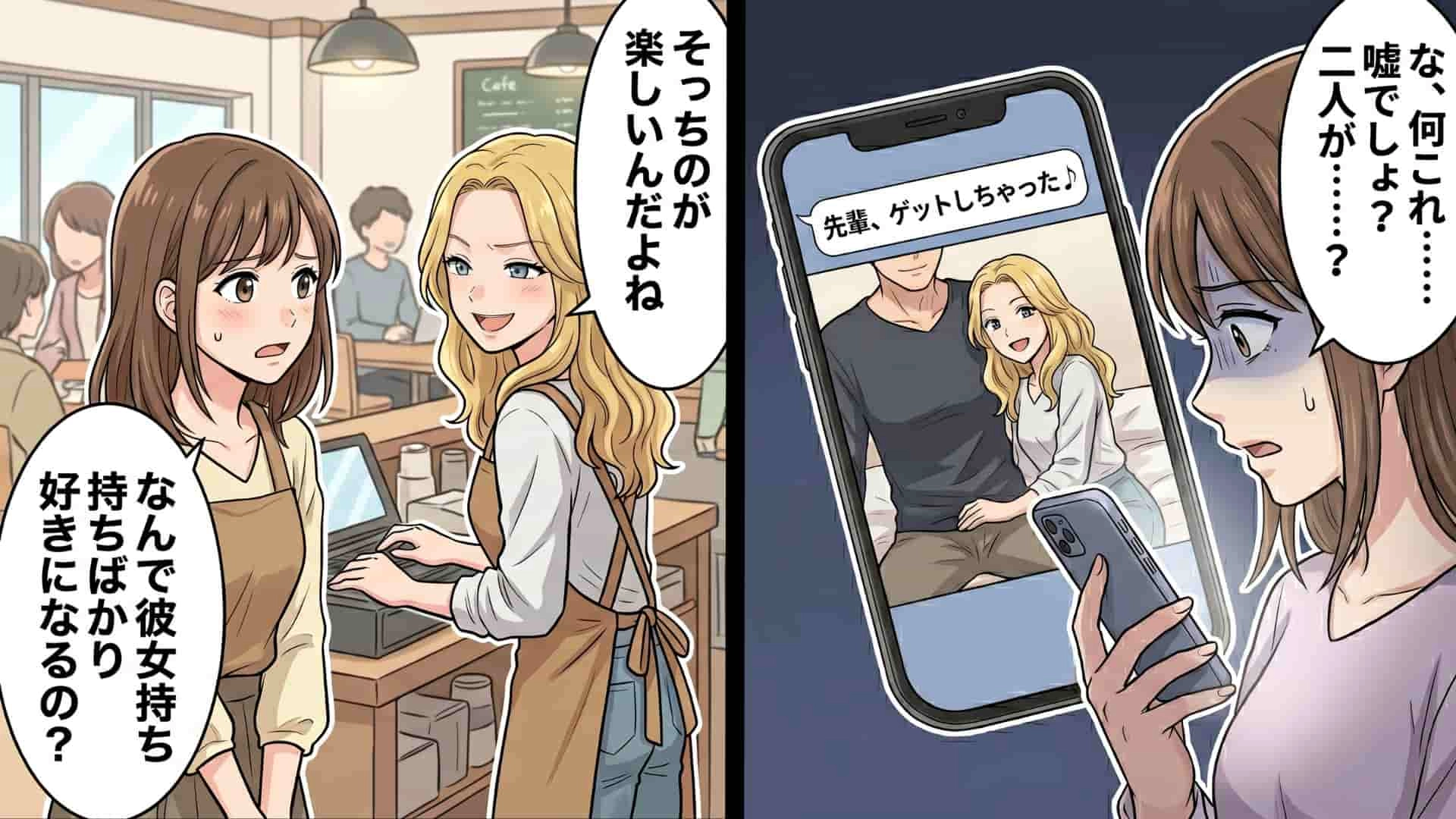 「フリーなら興味ない」恋愛体質な友人の危険な趣味。先輩を巻き込み、バイト中をざわつかせた【衝撃展開】とは...！