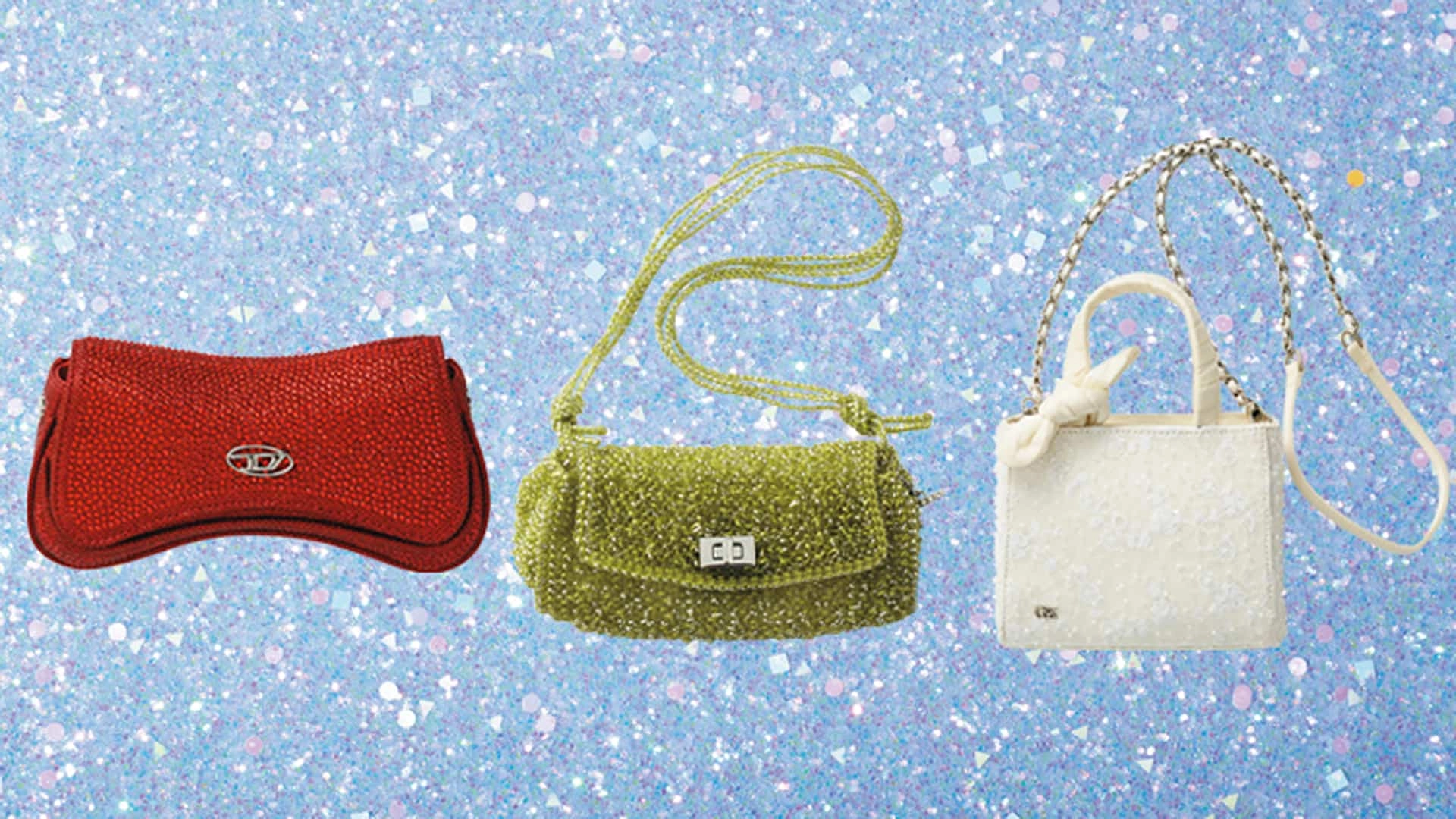 春コーデが華やかに♡ キラキラ素材にときめく【デコラティブバッグ】4選