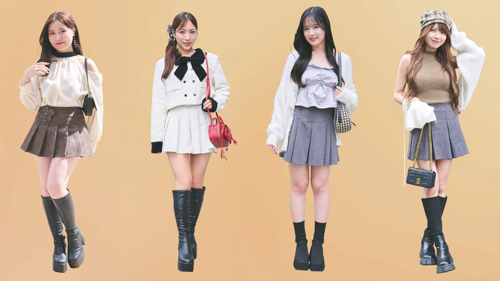 清楚であざといがモテの鉄則♡ ベーシックカラーで仕上げる「プリーツスカート」コーデまとめ