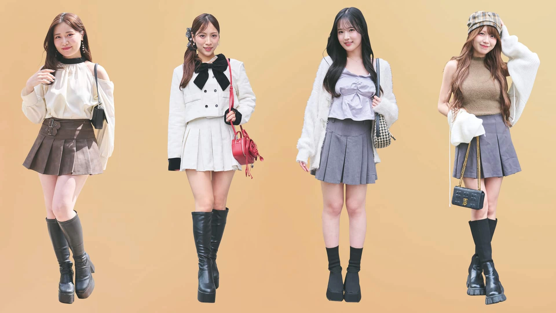 清楚であざといがモテの鉄則♡ ベーシックカラーで仕上げる「プリーツスカート」コーデまとめ