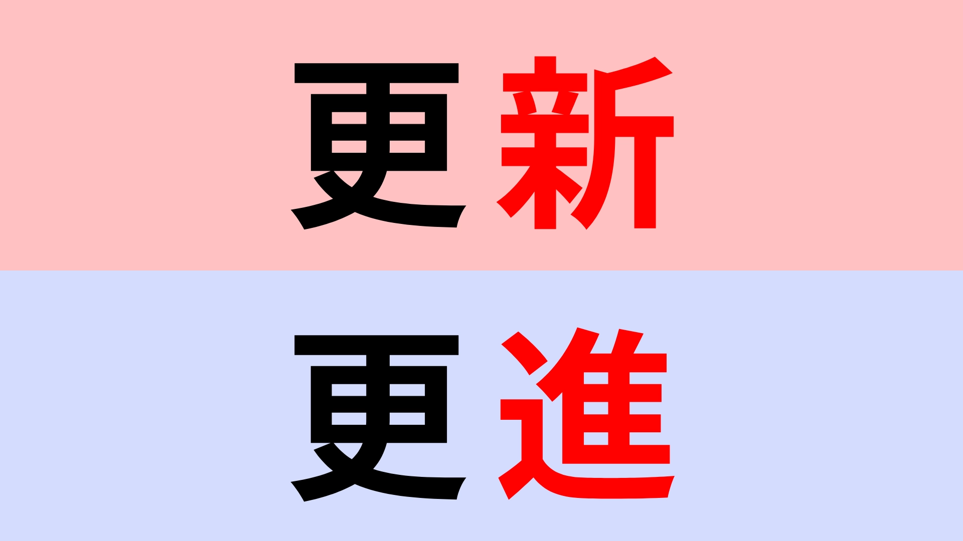【漢字クイズ】「更新」or「更進」正解はどっち？よく見る言葉だけど...！？