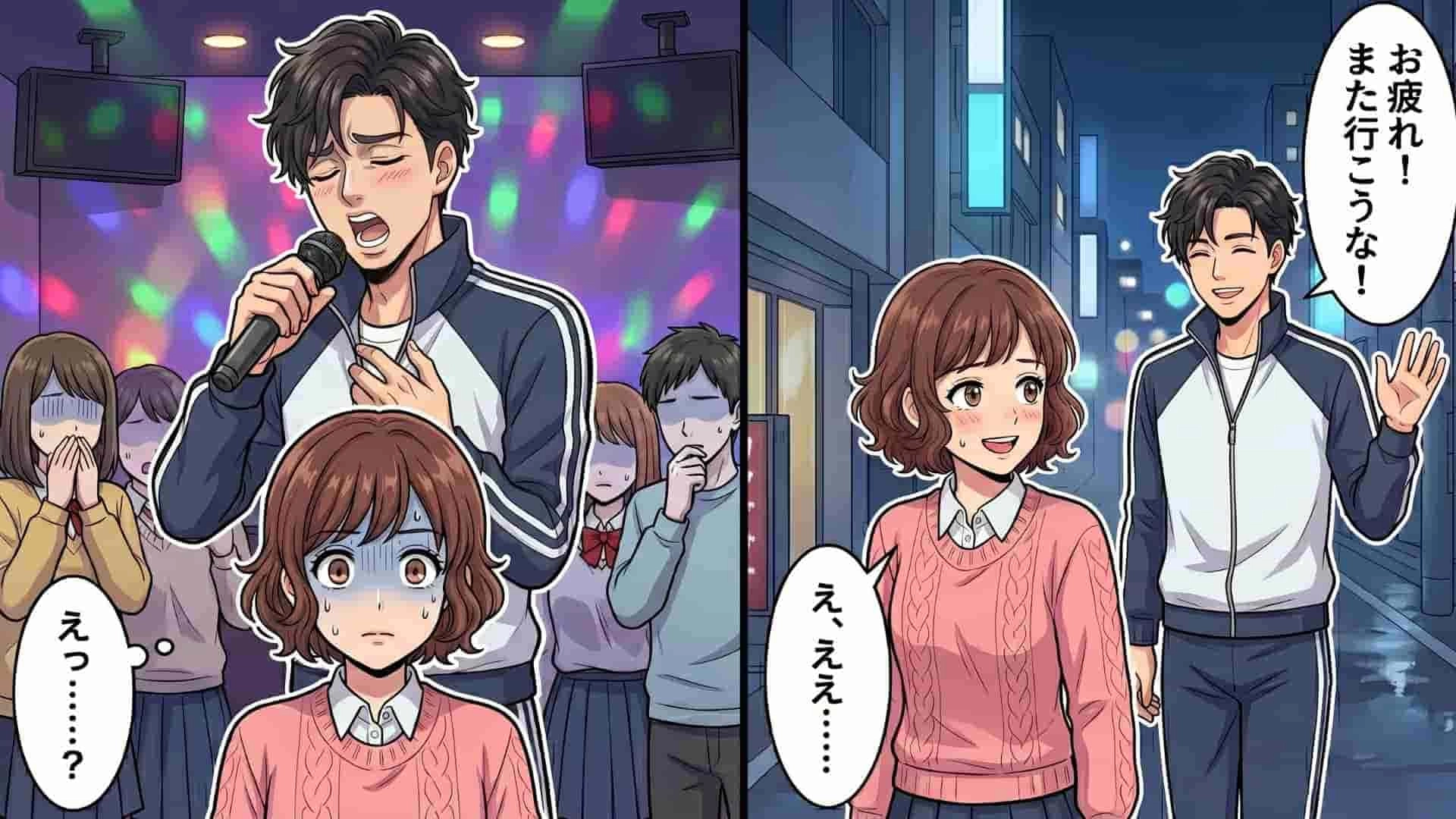【後編】憧れの先輩と念願のカラオケへ♡ すると、歌が始まった瞬間【まさかの事件】が...！？