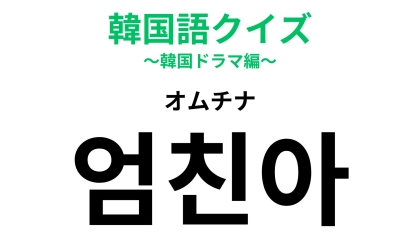 「엄친아（オムチナ）」の意味は？韓ドラ好きはどこかで聞いたことがあるかも！？【韓国語クイズ】