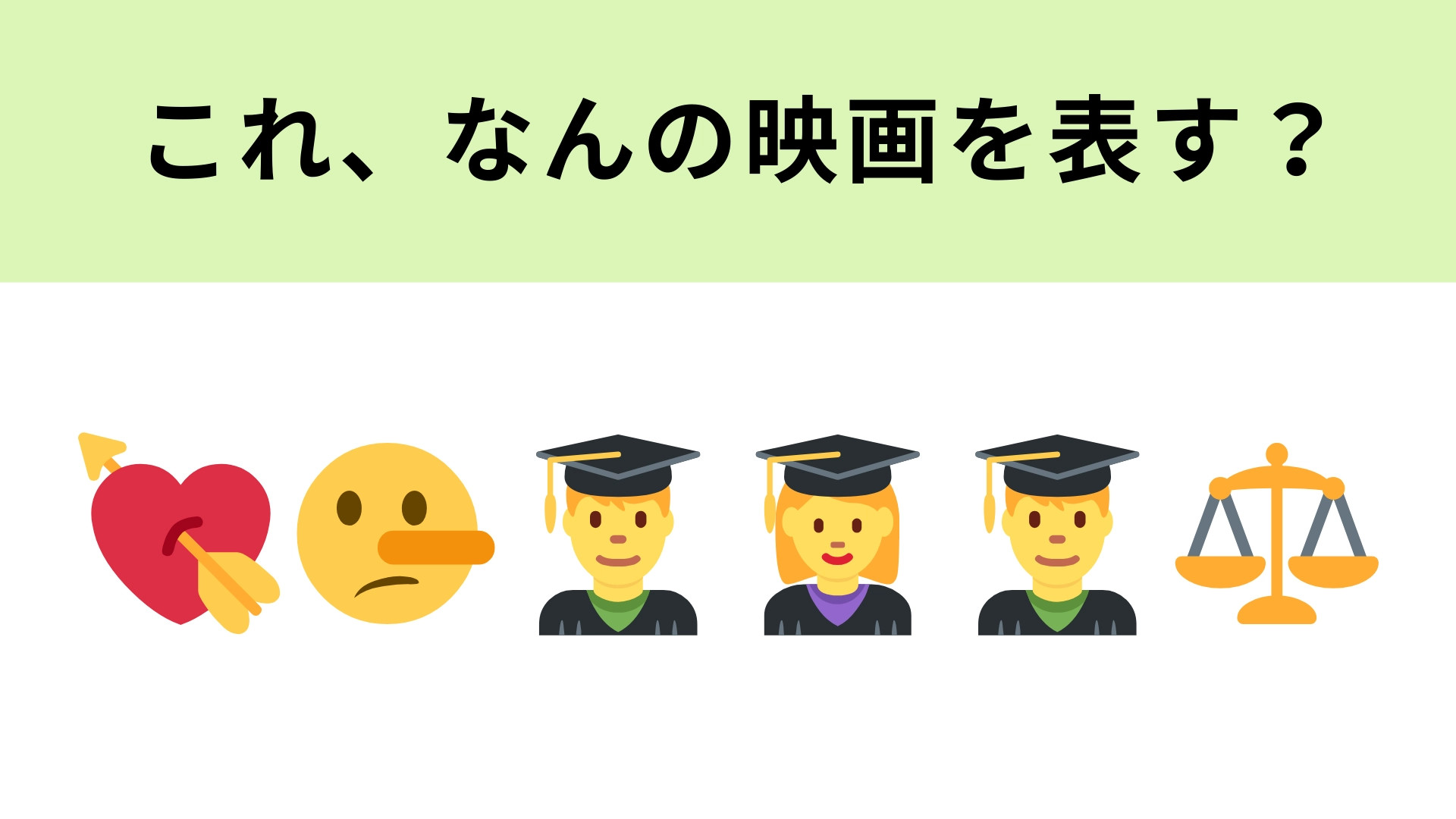 この絵文字が表す映画は？結婚相手を政府が選ぶ...！？2017年に公開された映画！