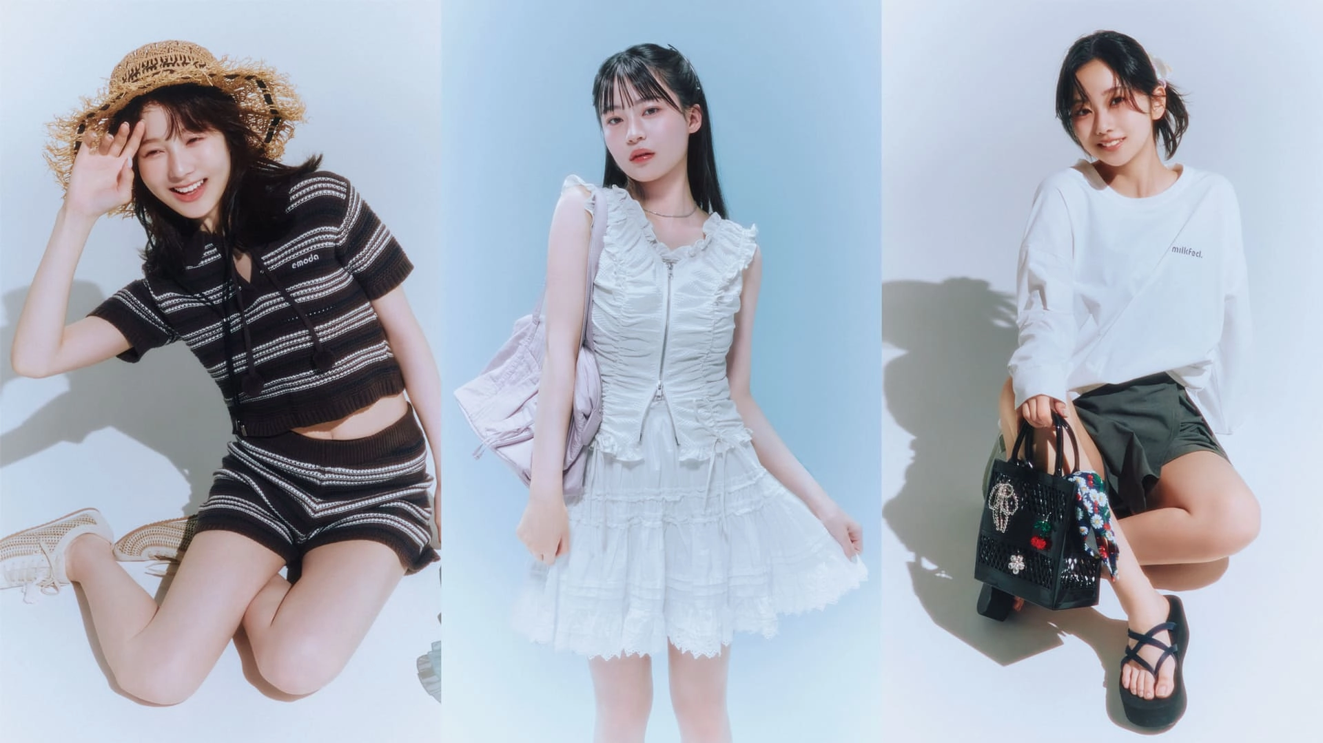 【海・プール】ぬれてもへっちゃら!可愛い&脱ぎ着もしやすい「速乾服」コーデ特集