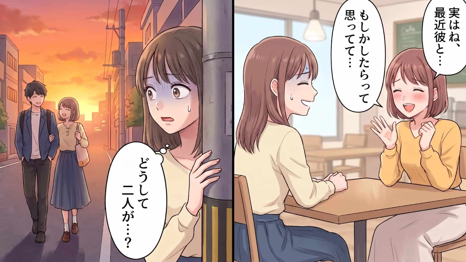 【サークル】親友と同じ人を好きになった私。勇気を出して、ついに告白♡ その先に待っていた【衝撃的なラスト】とは...！？・前編