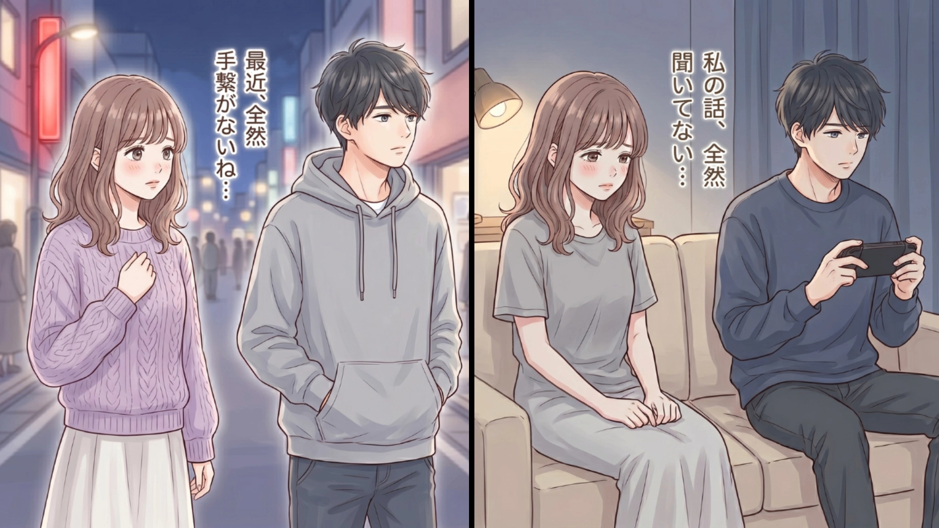 「最近なんか冷たい…?」【彼の気持ちが冷めてきたとき】のサイン3選