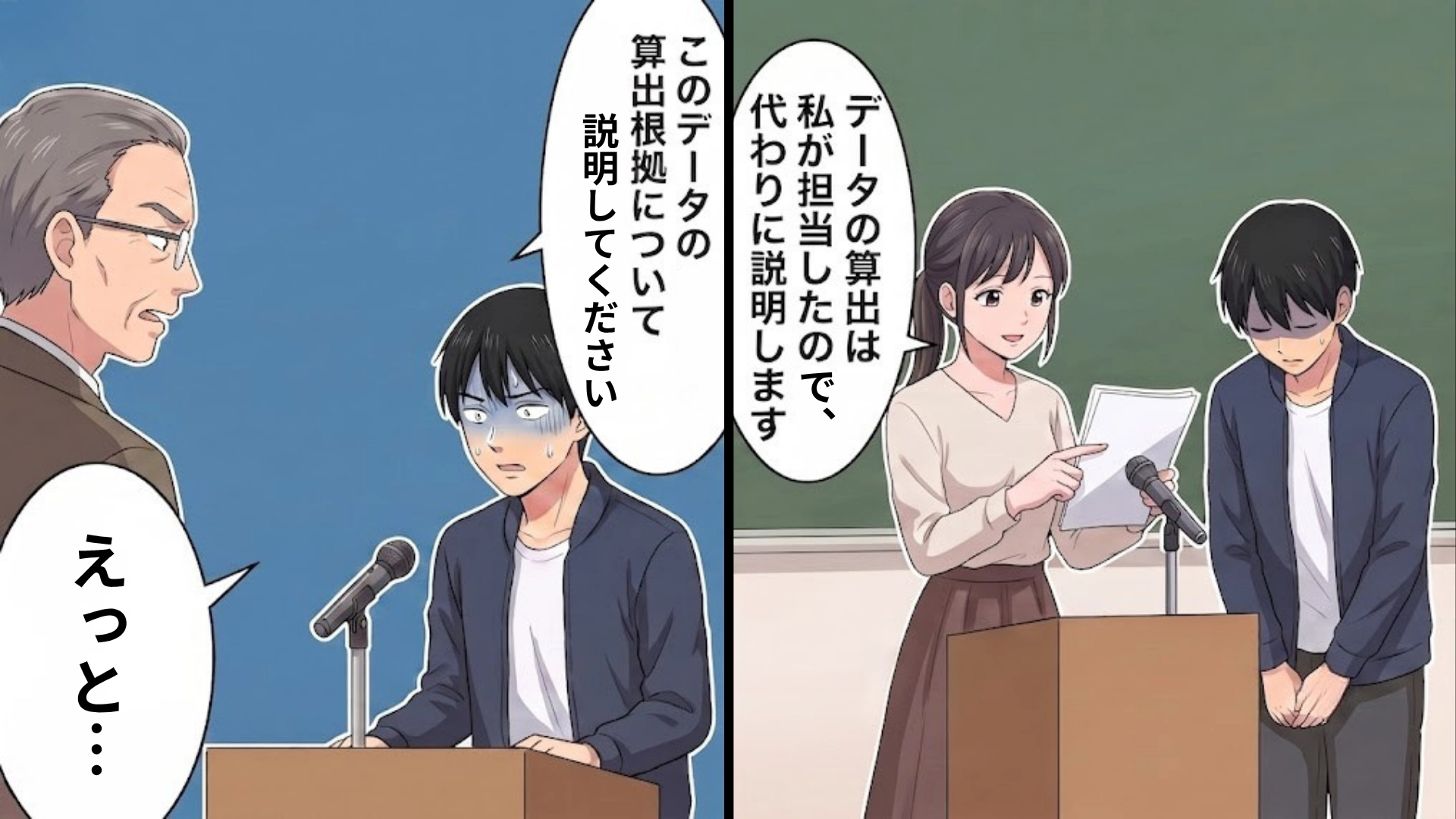 【後編】【大学】「俺がメインで発表する」作業に一切参加せず、サボっていた同級生。当日【まさかの事態】に...！？