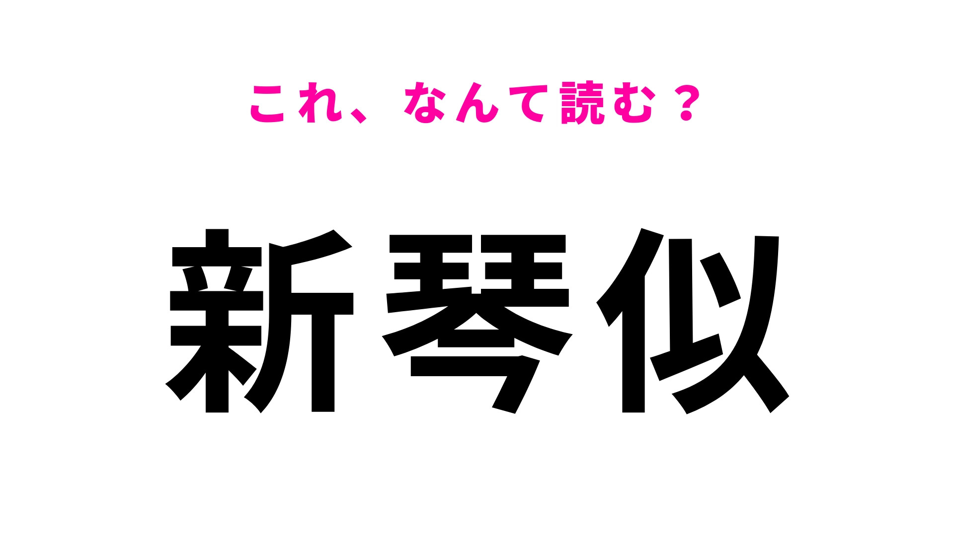 駅名「新琴似」はなんて読む？初めて見た人必答！